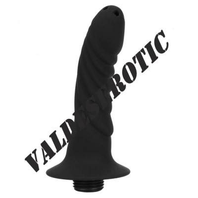 Силиконов анален душ тип фалос - The Black Phallus