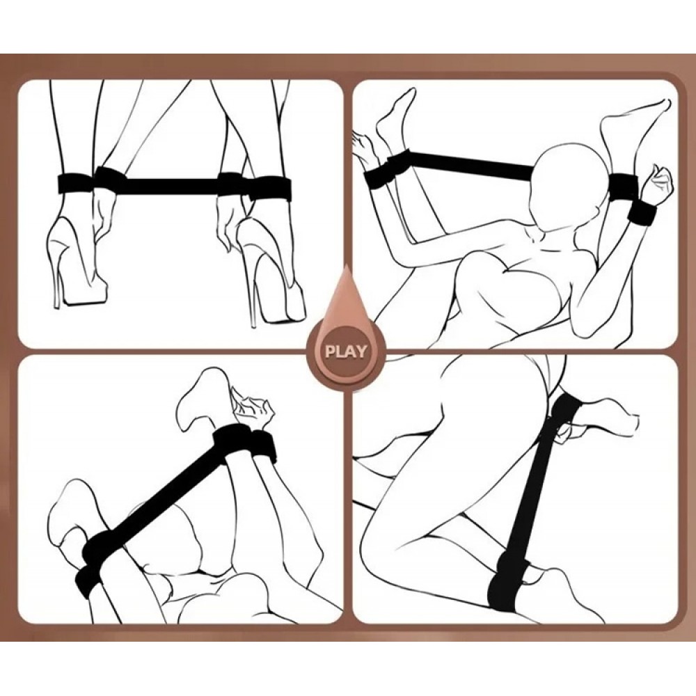 BDSM белезници за ръце и глезени
