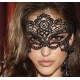 Черна BDSM маска sexy eyes от плетена дантела