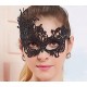 Черна BDSM маска Phoenix от плетена дантела