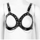 Латексов BDSM сутиен с отворени чашки