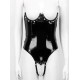 Латексов BDSM корсет с перли