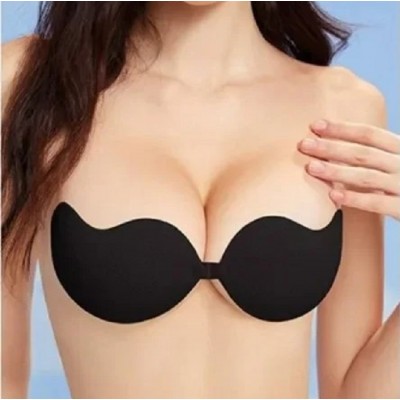 Черен сутиен с Push Up ефект– самозалепващ