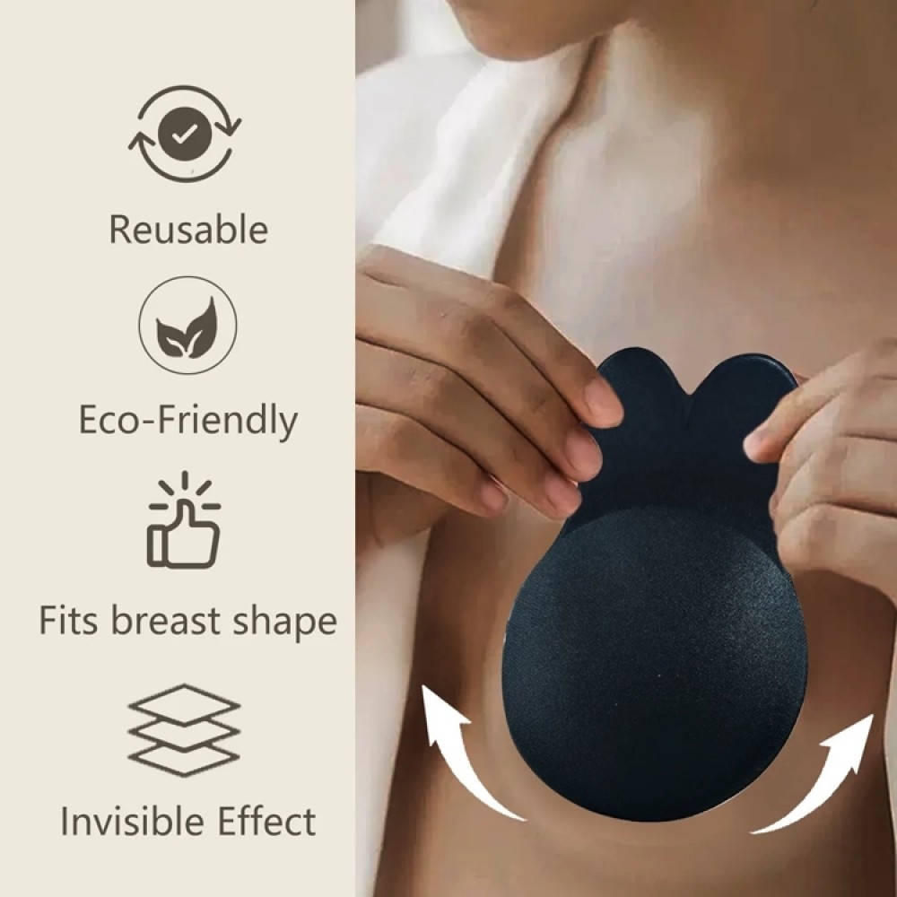 Черен самозалепващ сутиен за Push Up ефект Черен самозалепващ сутиен за Push Up ефект