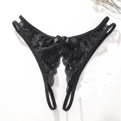 Черни бикини без дъно Black Rose