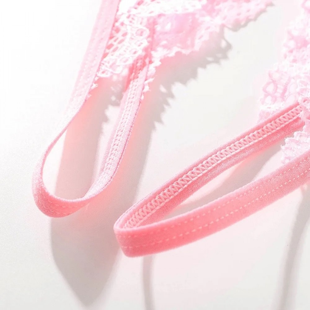 Розови бикини без дъно Pink Rose Розови бикини без дъно Pink Rose