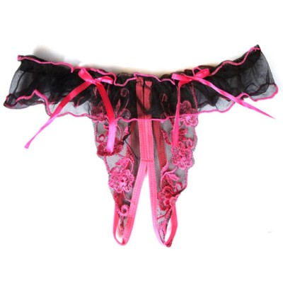 Розови прашки без дъно Lace Rose