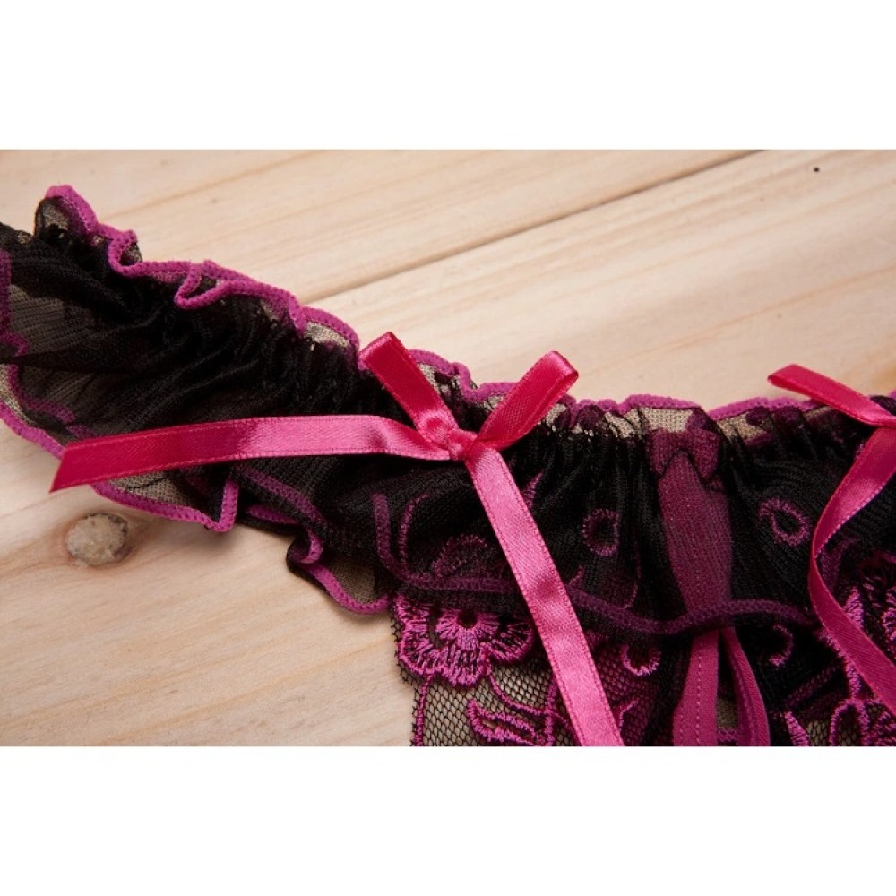 Розови прашки без дъно Lace Rose